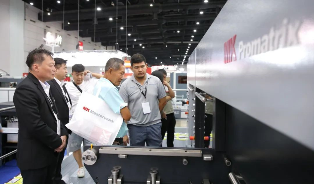 MK Promatrix106CSB 在泰國2023 Pack Print International (PPI)大放異彩！