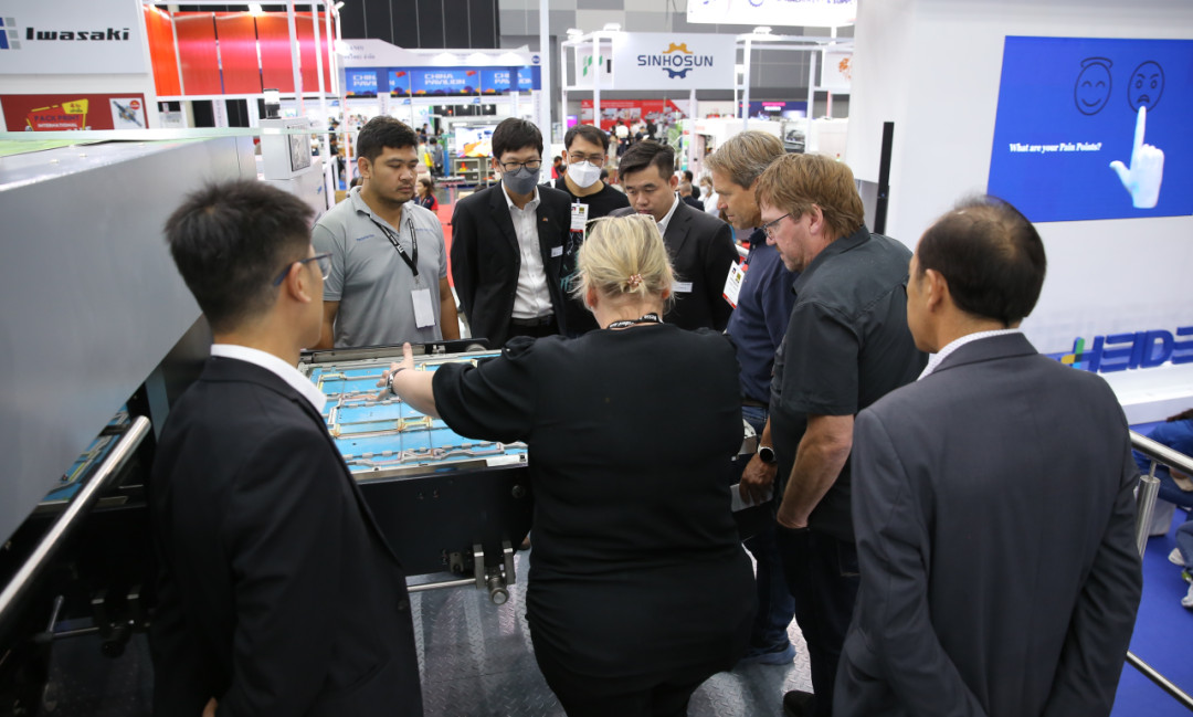 MK Promatrix106CSB 在泰國2023 Pack Print International (PPI)大放異彩！