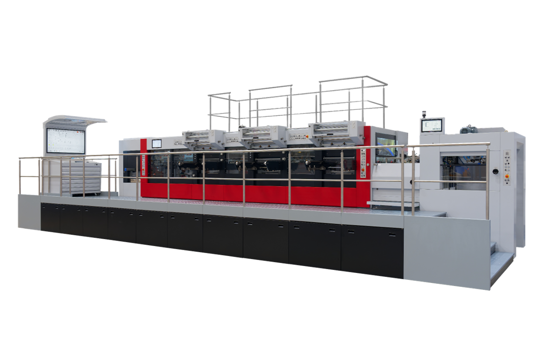 MK3920FFCSB平壓平三機(jī)組燙金模切機(jī)
最高速度6000張/小時(shí),快速換版、一鍵設(shè)定