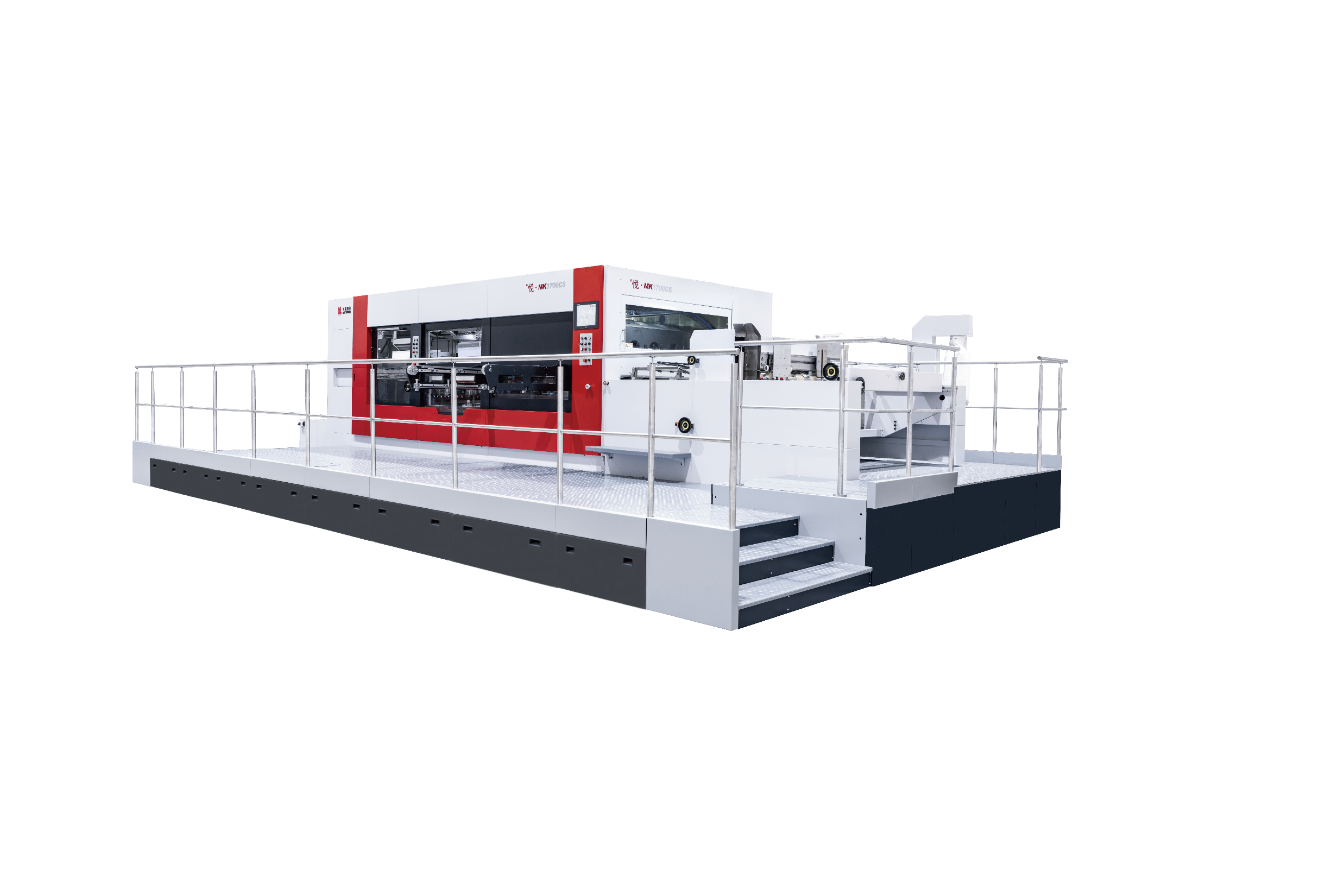 悅·1700CS瓦楞紙模切機(jī)
超大幅面瓦楞紙模切機(jī)，最高速度6000張/小時(shí)